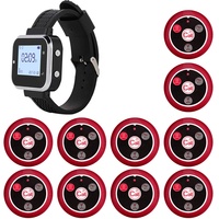CATEL CTT13 CTW06 2 récepteur de montre-bracelet 15 boutons de Table de serveur émetteur de systèmes d'appel sans fil pour équipement de restaurant