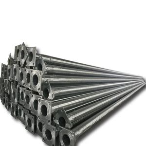 Farola Solar/led/alta/mástil/ILUMINACIóN/lámpara redonda/cónica poligonal <span class=keywords><strong>octagonal</strong></span> Q235/345, poste de acero caliente/inmersión/galvanizado 50 para jardín - Product Image 1