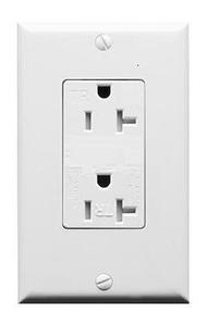 Mỹ 110V-130V 15A ul498 cho ổ cắm tường nhựa Chống giả mạo ổ cắm 2 AC cửa hàng bảo hành 2 năm khu dân cư - Product Image 5