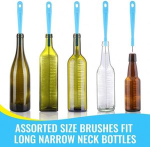 Hot Selling Long <b>Bottle</b> <b>Brush</b> Cleaner for Water <b>Bottle</b> Long Handle <b>Bottle</b> <b>Brush</b> for Cleaning Thermos Narrow Neck - Product Image 4