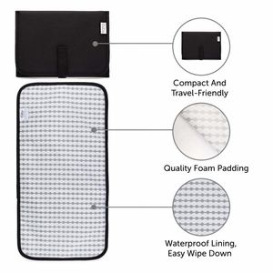 Free sample Lightweight Travel Waterproof Infant Baby Change Mat Baby <b>Bag</b> Diaper Foldable Portable <b>Changing</b> Pad - Product Image 5