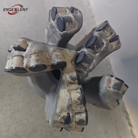 Punta da Trapano PDC da 6 Pollici con 5 Lame per Perforazione Roccia, Estrazione Mineraria e Pozzi d'Acqua, per Materiali Morbidi e Molto Duri