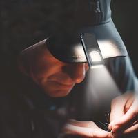Mini Linterna LED Recargable de 300 mAh con Clip para Gorra, Resistente al Agua IPX4, Lámpara de Llavero COB, Luz de Trabajo Magnética de Bolsillo para Exteriores