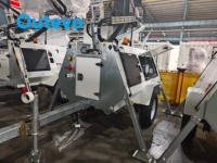 Tour d'éclairage mobile diesel de haute qualité, tour d'éclairage à mât de 7 m 9 m, éclairage LED avec projecteurs IP65