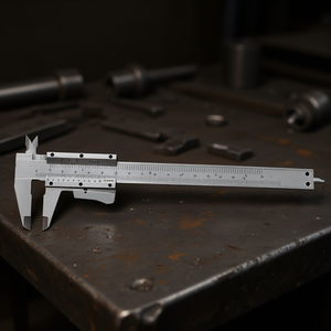 Calibrador de Precisión Fervi Satin de 150 mm, Herramienta de Medición de Acero para Trabajos en Metal - Product Image 3