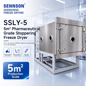 Liofilizador Piloto GMP de 54 Pies Cuadrados (5m2) con CIP/SIP, Opción VHP, Cámara ASME, Cumple con CE/EAC/FDA - Product Image 2