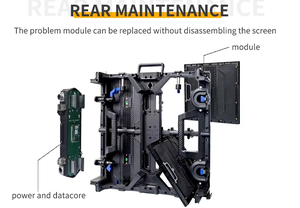 Écran vidéo LED mural intérieur/extérieur P3.9/P2.9/P2.604 Never Black 4K 8K étanche pour événements religieux et location de scène - Product Image 2