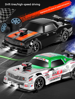 Simulación 2,4g tracción en las cuatro ruedas drift Racing spray niños competitivo control remoto coche de juguete Nissan GTR coche de control remoto