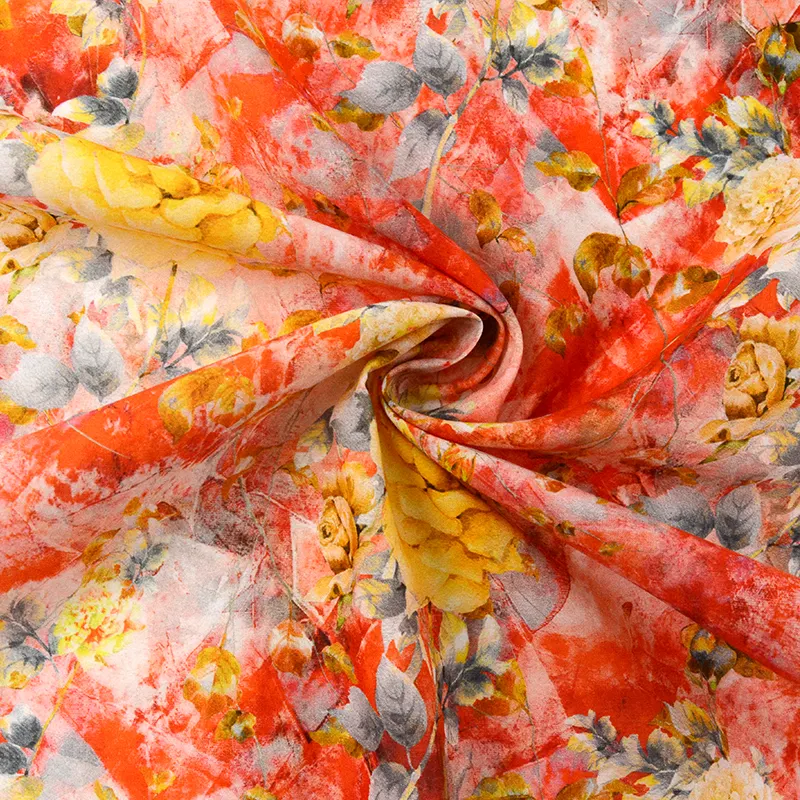 Stampa digitale personalizzata floreale nuovo Design tessuto di cotone organico Liberty London Lawn Tana per abito da donna
