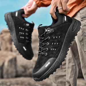 Zapatos de Montañismo para Hombre, Primavera-Otoño, <span class=keywords><strong>Botas</strong></span> de Senderismo, Trekking, Excursionismo, Trail Running, de Caña Baja con Cordones - Product Image 2