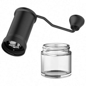 Moulin à café manuel avec meule en céramique, petit moulin à café à manivelle en acier inoxydable - Product Image 1