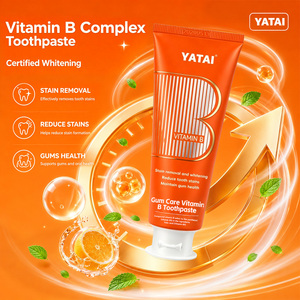 Dentifrice personnalisable au complexe de vitamine <span class=keywords><strong>B</strong></span> pour les soins des gencives, élimination des taches, blanchiment certifié, haleine fraîche, saveur menthe - Product Image 2