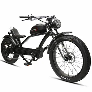 TXED 인기 26 "팻 타이어 초퍼 전기 자전거 48v 모터 자전거 초퍼 26 팻 타이어 전기 자전거