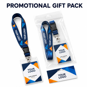 Cordon personnalisé avec porte-badge rétractable et porte-badge d'identification pour bureau, exposition, événement scolaire, pack cadeau promotionnel - Product Image 6