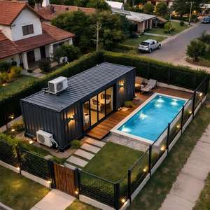 Casa Contenedor Prefabricada Personalizada <span class=keywords><strong>de</strong></span> 20 pies, Resistente a la Intemperie, con Aislamiento Reforzado, Instalación Rápida, Certificación CE, para el Mercado Nórdico - Product Image 1