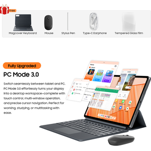 Blackview MEGA 12 Tablet PC 12.2" 12+256GB Main 50mp Camera 10000mAh Battery Android 16 <b>Keyboard</b> Mouse 5G Tablet Set for Adults - Product Image 5
