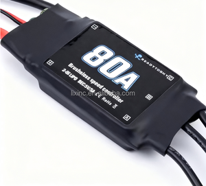 80A 2-6S ESC Brushless ESC Contrôleur de vitesse avec 5V <span class=keywords><strong>5A</strong></span> <span class=keywords><strong>UBEC</strong></span> pour RC Avion Hélicoptère FPV Hélicoptère Drone 80A ESC Brushless - Product Image 2