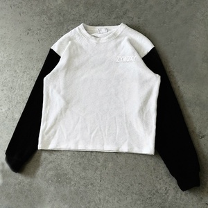 เสื้อแขนยาวผ้าวาฟเฟิลคุณภาพสูงแบบสั่งทำพิเศษ พร้อมปักโลโก้ ตัดเย็บแบบสั่งทำ เสื้อโอเวอร์ไซส์ผ้าวาฟเฟิลแขนยาวแบบเรียบ - Product Image 1