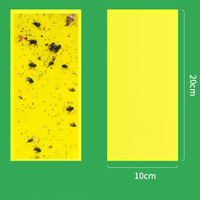 Pièges collants écologiques non toxiques, conception double face jaune, imperméables et résistants au soleil pour les légumes de serre