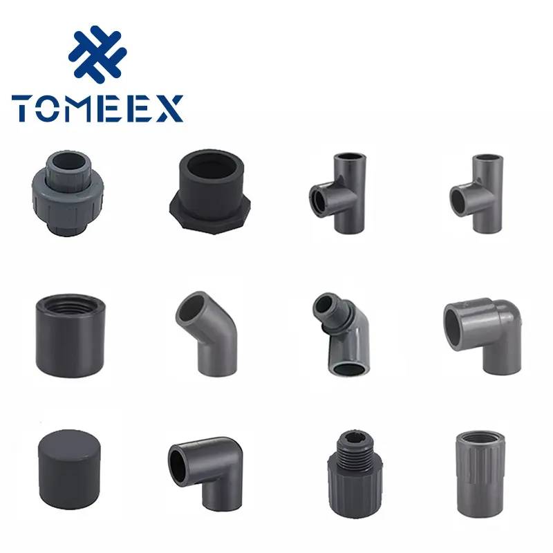 1inch -4inch Different Sizes Available ASTM pvc sch80 fittings