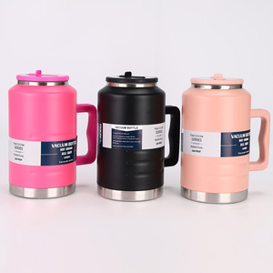 Bouteille d'eau grande capacité 2000 ml en acier inoxydable 304 à double paroi, bouteilles et contenants sportifs sous vide pour produits capillaires - Product Image 6
