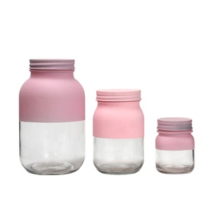 Lọ thủy tinh với nắp Mason Jar rõ ràng chai thủy tinh đóng hộp Jar thủy tinh có thể với li - Product Image 1