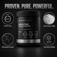 Créatine monohydrate en micro-particules OEM, poudre instantanée, boisson solide, antioxydant pour adultes, soutien à la musculation, 300 g, 60 portions