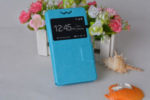 Window View Slide Universal Size 3D PU Leather Flip Smartphone Case For <span class=keywords><strong>BQ</strong></span> For Nokia 105 - Product Image 4