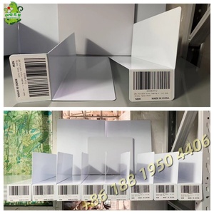 Séparateurs de rayonnages d'entrepôt, réglables, faciles à installer, en plastique, pour <span class=keywords><strong>armoire</strong></span> à vêtements, entrepôt, panneau de séparation, porte-étiquettes - Product Image 6