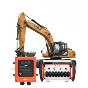 Télécommande sans fil personnalisée, étanche et antichoc pour grue de camion, excavatrice, machines de construction hydrauliques, rechargeable - Product Image 1