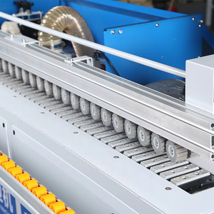 WF902 macchina per la lavorazione del legno completamente automatica ad alta velocità in PVC melamina impiallacciatura ad angolo arrotondamento bordatura - Product Image 4