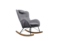 Salon Relax Chaises Lounge Métal Designer En Bois Moderne Fauteuil Rocking Chair
