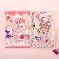 Cuaderno Acrílico con Diseño de Dibujos Animados Originales, A7, Hojas Sueltas, Estilo Japonés y Coreano, Varios Diseños de Fragancias, Lindo y Adorable
