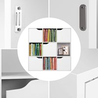 Étagères murales de présentation de livres et bibliothèque en bois d'école Étagère à livres et étagère à livres murale