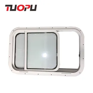 Marine fitting aluminum alloy waterproof fixed windows fireproof sliding window