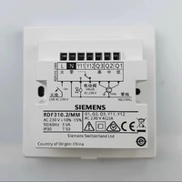 Thermostat flexible Siemens d'origine RDF310.2/MM pour ventilo-convecteur, contrôleur de température encastré 2 tuyaux pour le contrôle CVC hospitalier