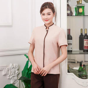 Uniforme de Trabajo Resistente a Manchas y Aceite para Personal de Limpieza de Cafeterías, Restaurantes y Casas de Huéspedes, Modelo A02, para Hombre y <span class=keywords><strong>Mujer</strong></span> - Product Image 2