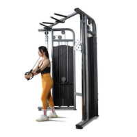 Máquina Multifuncional de Gimnasio con Poleas y Cables Ajustables para Espalda y Brazos, Equipo de Fitness de Acero de Alta Calidad