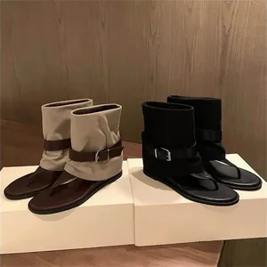 New Fashion Gladiator Height-increasing Ankle Boot <b>Sandals</b> Anti-slip Flat Heels <b>Woman</b> Summer <b>Buckle</b> Strap Shoes - Product Image 2