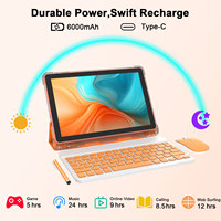 Tablette Android 16 OEM 2026 Nouvelle 10 Pouces T620 Octa Core 2.2GHz 20 Go RAM 128 Go ROM Batterie 6000 mAh Wi-Fi 5G
