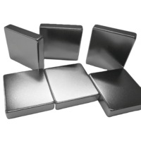 Aimants en néodyme de terres rares industriels N35-N52 en feuille avec service de pliage, revêtement époxy noir, aimant en néodyme hautement durable