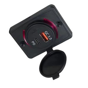 Cargador Rápido para Auto de 20W con USB C y Tipo A, PD3.0 y Carga Rápida 3.0, para Embarcaciones Marinas, con Material Resistente a las Llamas - Product Image 1