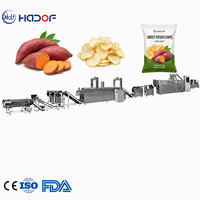 Ligne de production de chips de patate douce, machine automatique pour la fabrication de chips de patate douce, ligne de découpe, friture et emballage de légumes racineux