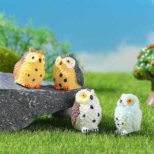 Figurine décorative en résine en forme de hibou, décoration d'intérieur, artisanat artistique, idée cadeau - Product Image 3