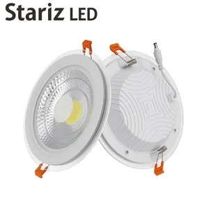 Hohe Beleuchtung 6W 12W 18W LED Einbau Super helle Decke Schlanke runde COB LED Panel Leuchten