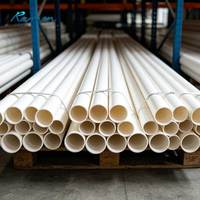 Tuyau d'alimentation en eau en PVC-U pour intérieur DN16 20 25 32 40 50 63 75 90 110 Haute Pression Résistant à la Corrosion pour la Plomberie Domestique et Bâtiment