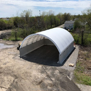 30x50m OEM/ODM 100-150kmH רוח עומס חיצוני אחסון לשפוך כיפת אוהל מחסה האנגר פלדת מבנה מחסן למכירה - Product Image 2