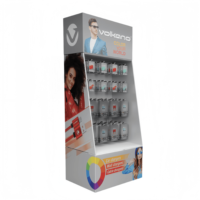 Support d'affichage pour écouteurs Ray Custom, câbles de données Type C, présentoir en carton pour produits électroniques, pour magasin de téléphonie mobile