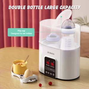Calentador de biberones doble Digital Calentador de leche rápido Sream Esterilizador Descongelación Calentador de alimentos Control de temperatura Calentador de leche para bebés - Product Image 2