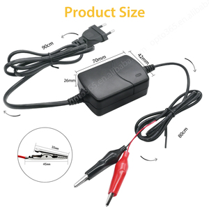 Kid Đồ chơi xe sạc tự động 6V 12V 1A chì axit pin sạc cho trẻ em Đồ chơi xe pin với bi-màu Chỉ số LED sạc - Product Image 3